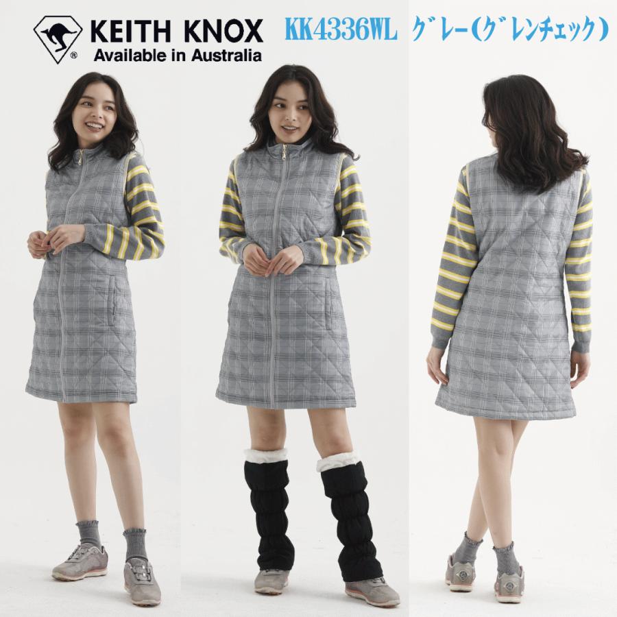 ゴルフウェア レディース 中綿 キルティング ワンピース ノースリーブ