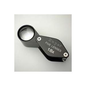 虫眼鏡 宝石用 ルーペ 7013 18倍 17mm アクセサリー 池田レンズ