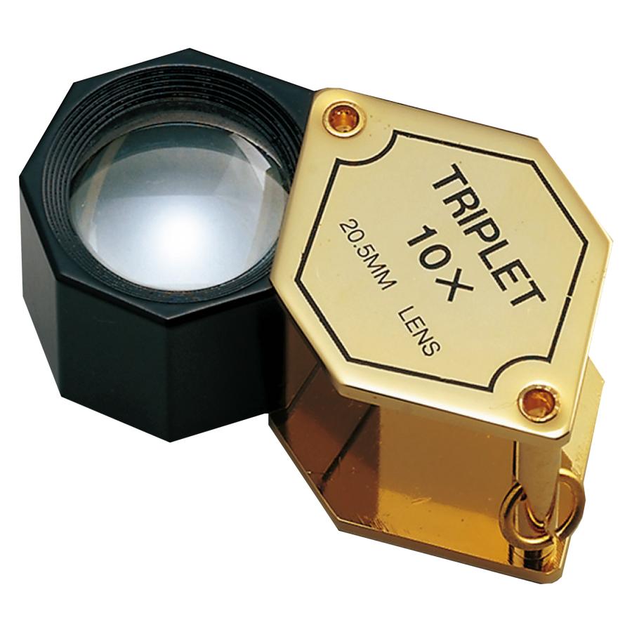 宝石用ルーペ 7015 10倍 20.5mm 高倍率 日本製 おしゃれ 宝石 ルーペ