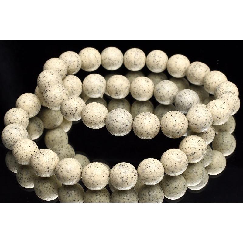 台湾産◇ホクトライト 北投石 6-6.5mm ブレスレット 1個売り _B1402-6
