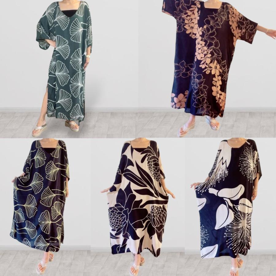 半袖ロングワンピース Designed in Hawaii レディース ハワイ