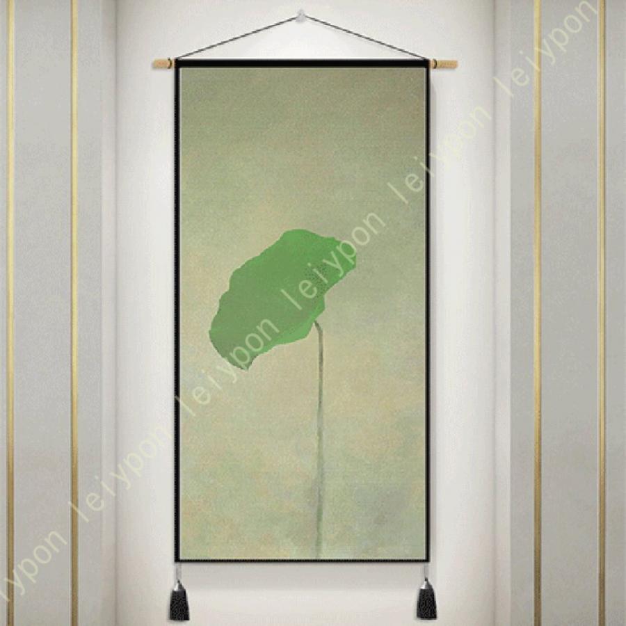 タペストリー タッセル付き 蓮の花 ぶら下げ絵 インテリア 壁掛け