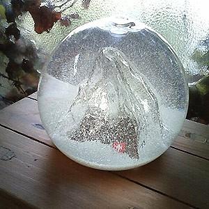 クリスマス用品】Glas & Licht:ガラスのスノードーム