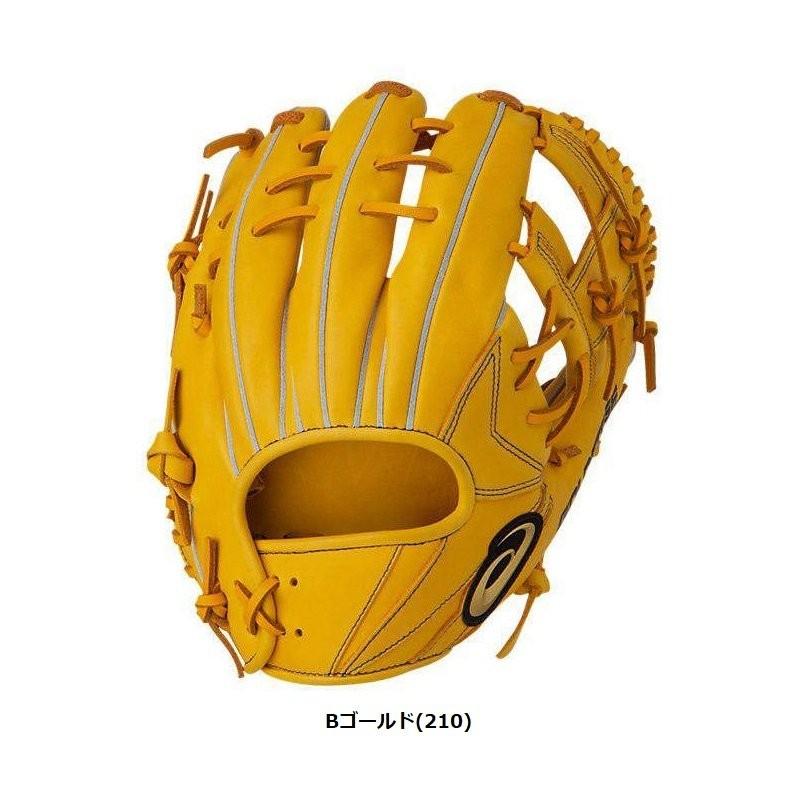 ASICS（アシックス） 野球 軟式グラブ グローブ 内野手用 ゴールド