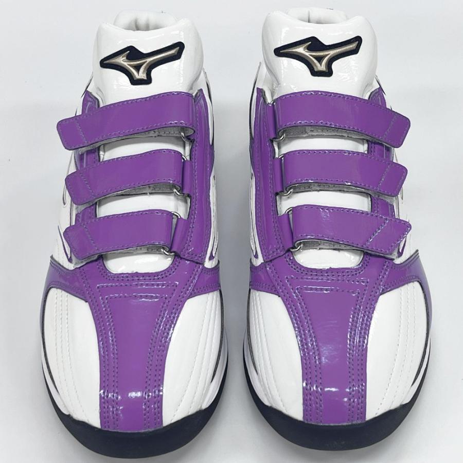 MIZUNO（ミズノ） 【サイズ交換送料無料】パープル×ホワイト 野球