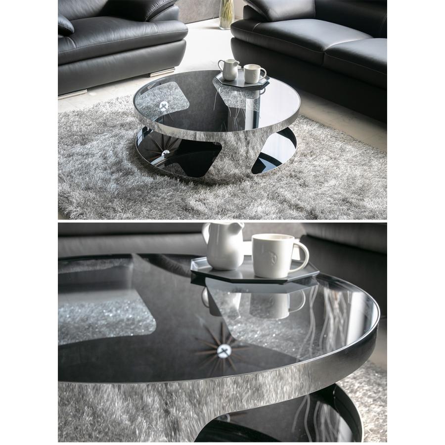 テーブル ガラステーブル センターテーブル ローテーブル 丸 おしゃれ