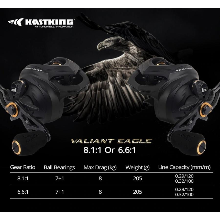 KASTKING（カストキング） KastKing Valiant Eagle Baitcasting Reel