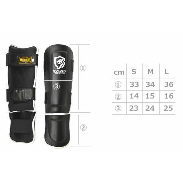 GOLDENROOKIE レッグガード ニュー プロシンガード 左右セット
