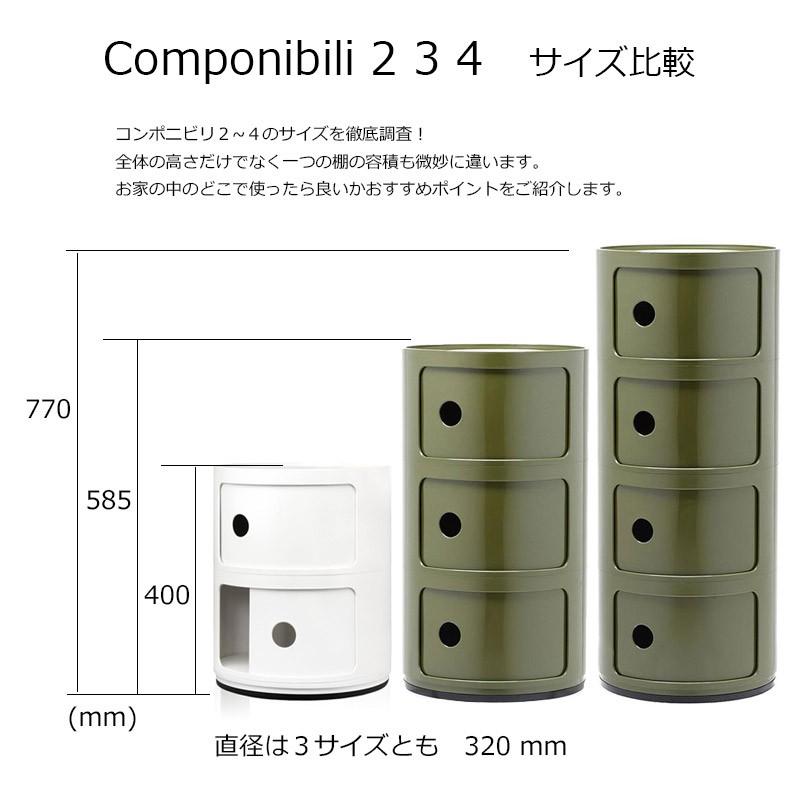 Kartell（カルテル） 正規代理店 収納家具 2段 Componibili2