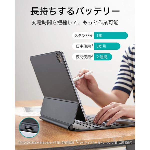 ESR ESR iPad キーボードケース iPad Pro12.9 (2022/2021/2020/2018