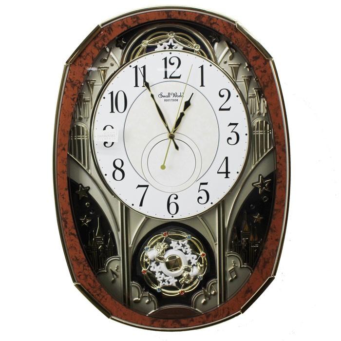 リズム 電波からくり時計 スモールワールド ノエルM メロディ30曲