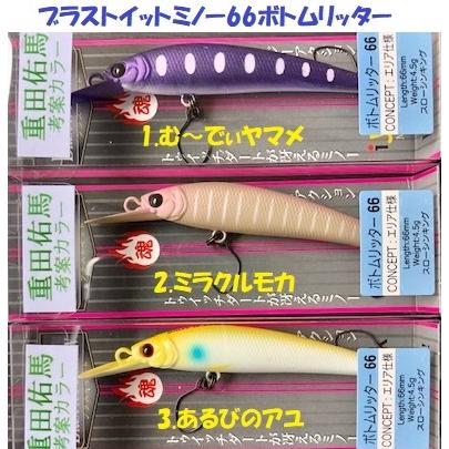 クリックポスト発送可）アイジェットリンク ブラストイットミノー66