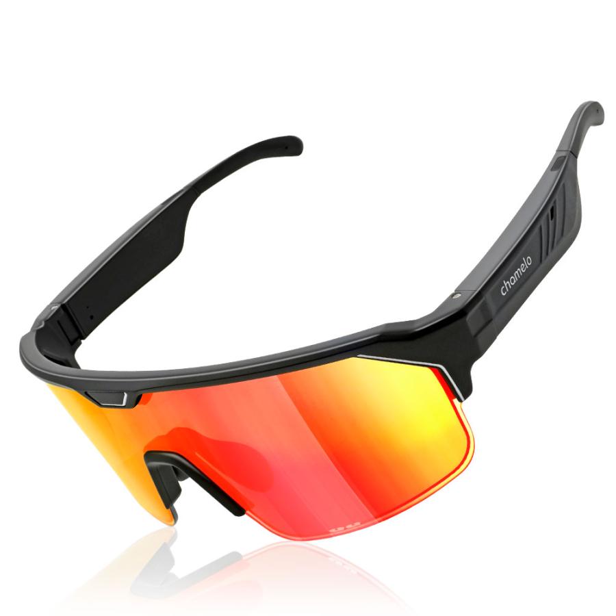 chamelo Music shield スライド式サングラス 瞬間調光 スポーツ