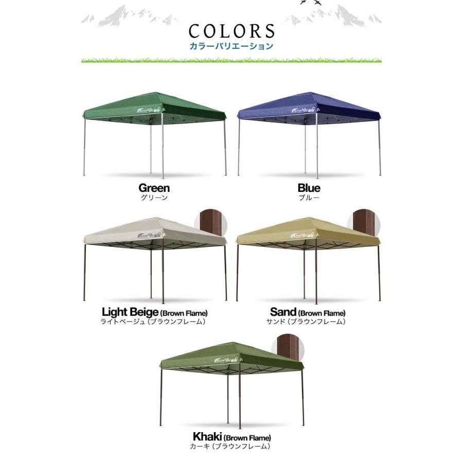 FIELDOOR（フィールドア） ヤフー1位 タープテント 3m ワンタッチ