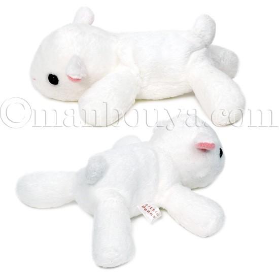 ヤギ ぬいぐるみ 動物 A-SHOW Little Beans リトルビーンズ 白ヤギ