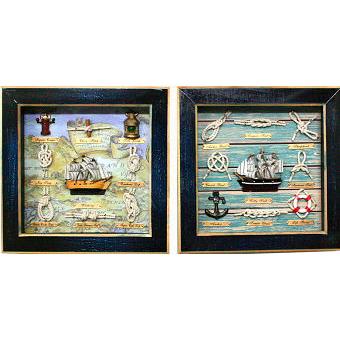 ロープノット額 スクエア おすすめ 人気 壁掛け : マリンガイド Yahoo