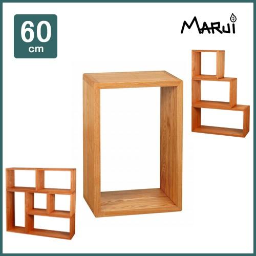 オープンラック 棚 木製ラック おしゃれ 60 ボックス 収納棚 シェルフ