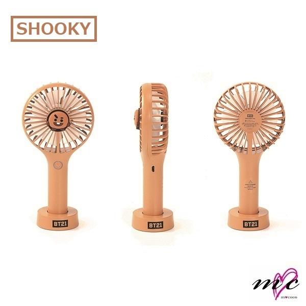 BTS 防弾少年団 BT21 公式グッズ MINI HANDY FAN ミニ 扇風機 携帯