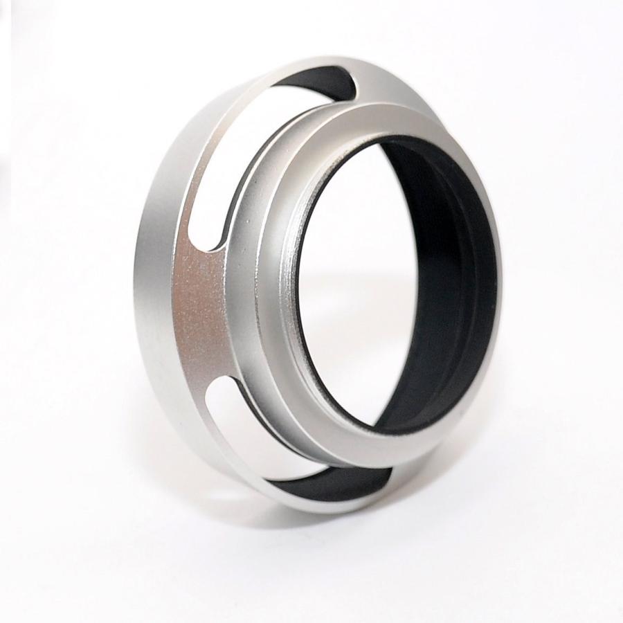 TKG」 クラシックメタル レンズフード カメラ用 シルバー色 軽量で丈夫