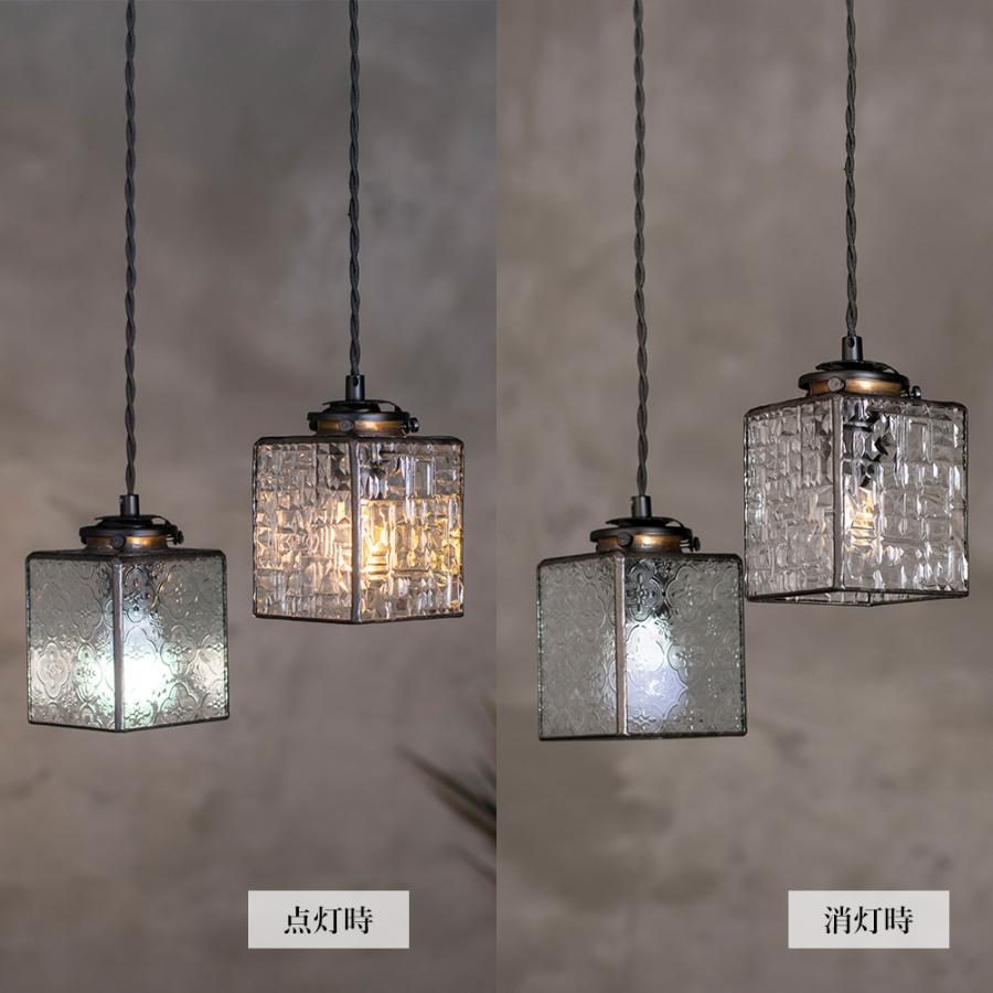 ペンダントライト 受注生産 東風 こち 四角 LED電球付属 照明 ステンド