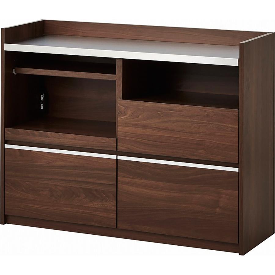 ニトリ（NITORI） 両面使える間仕切りカウンター （KM01CT120 ダーク