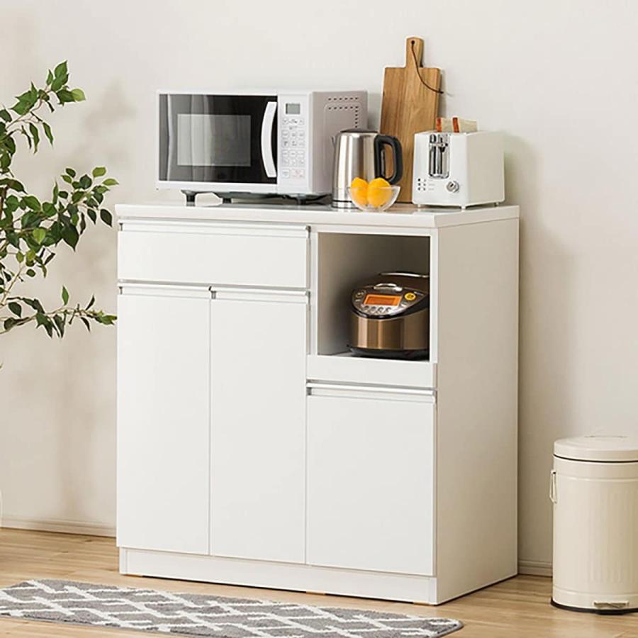 ニトリ（NITORI） キッチンカウンター(レジューム90TH-R WH) キッチン