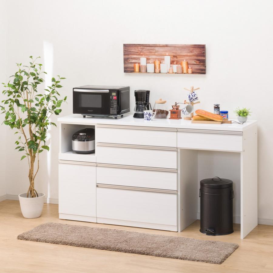 ニトリ（NITORI） キッチンカウンター(リガーレ180CT WH) キッチン収納