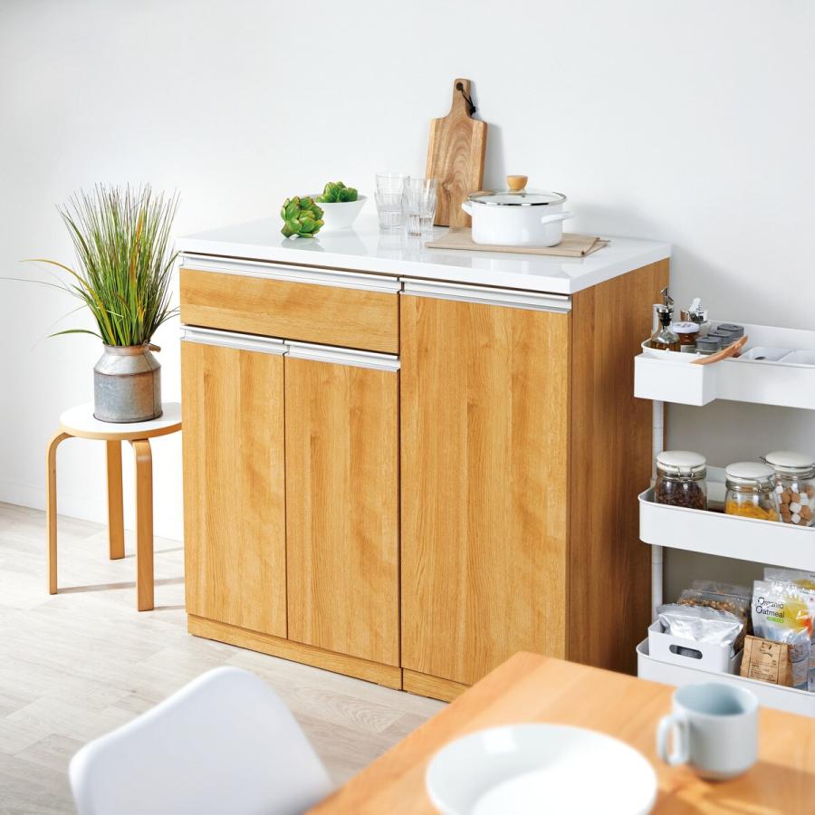 ニトリ（NITORI） キッチンカウンター(リガーレ100CT LBR) キッチン