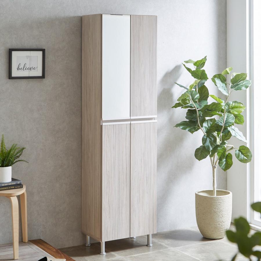 ニトリ（NITORI） シューズボックスリアル ハイタイプ(幅50.4cm GY