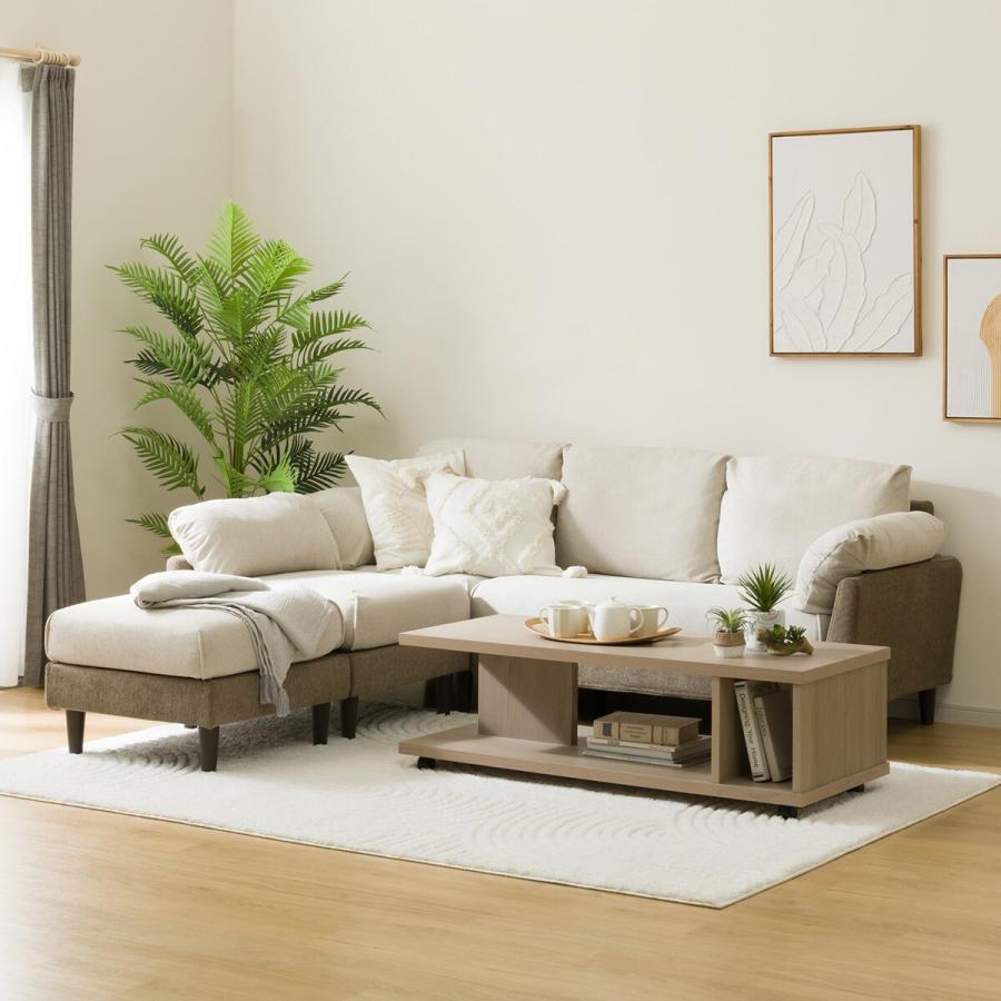 ニトリ（NITORI） ソファー ソファ コーナーソファ4点セット(XL07 BE