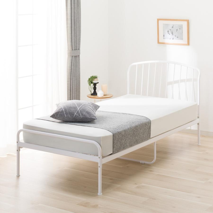 ニトリ（NITORI） ベッド シングルパイプベッド メッシュ床板(TR801