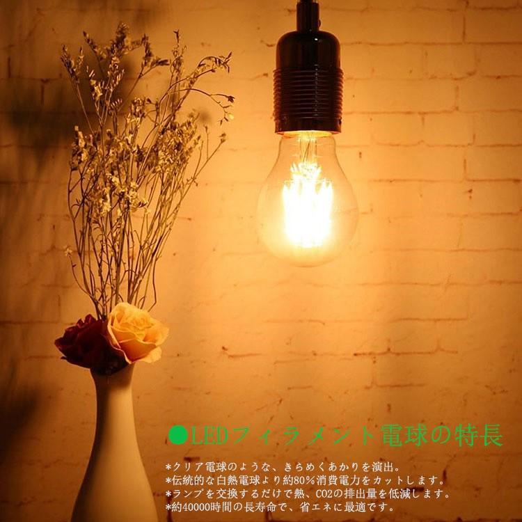 NISSIN LUX LEDフィラメント電球 調光対応 エジソン電球 LED電球 60W