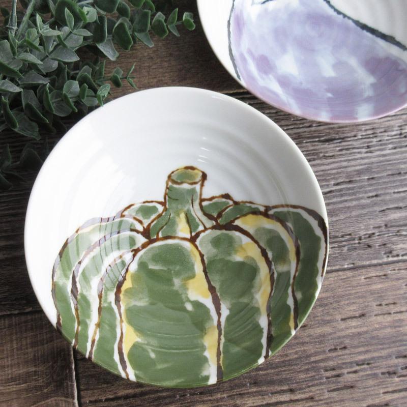 深皿 浅鉢 美濃焼 和食器 野菜 かぼちゃ なす 煮物 お惣菜 和食 煮魚