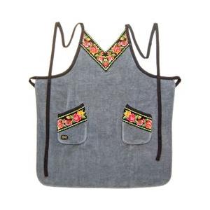 feiler（フェイラー） エプロン レーシーローズ グレー 生産終了 完売