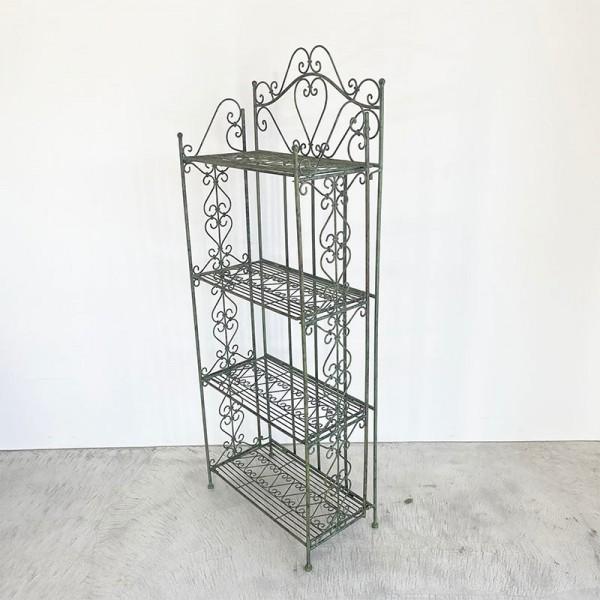 アイアン 4段シェルフ オープンラック アイアンラック ウィズリー