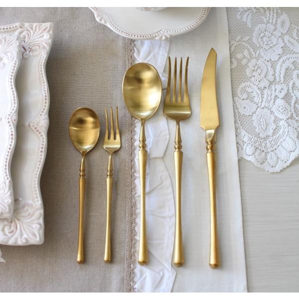 PARIS ディナーカトラリー ゴールド ナイフ フォーク スプーン