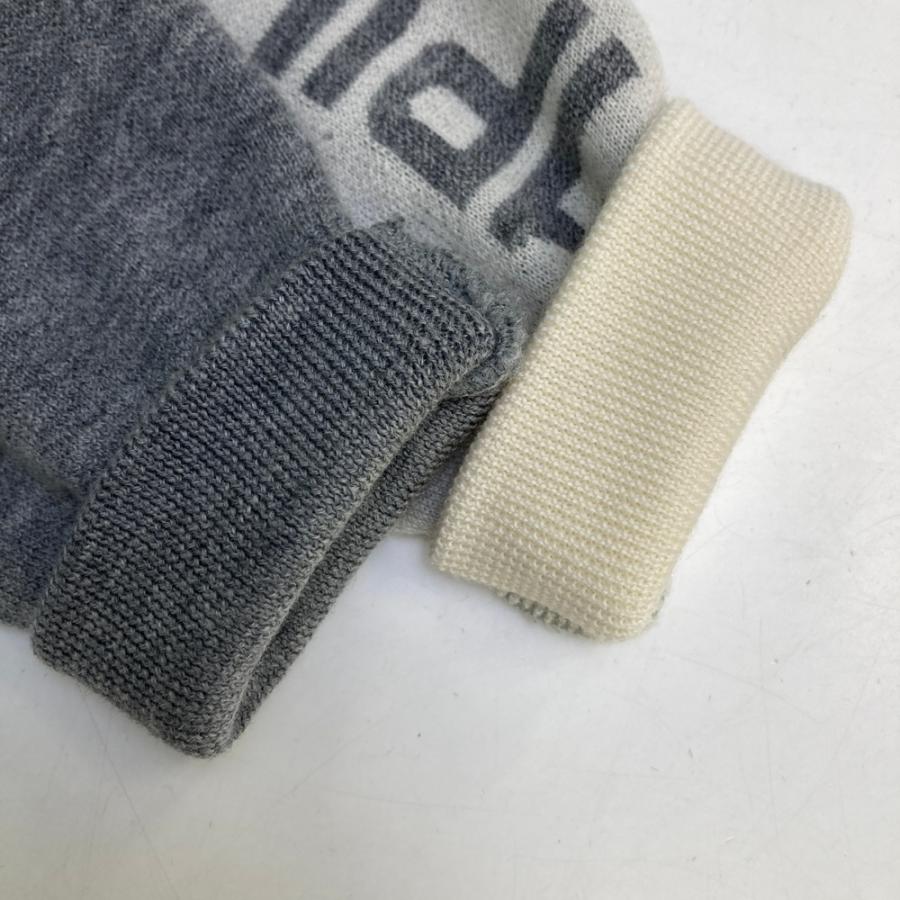 1PIU1UGUALE3 GOLF ハーフジップ 長袖ニットセーター グレー系 5