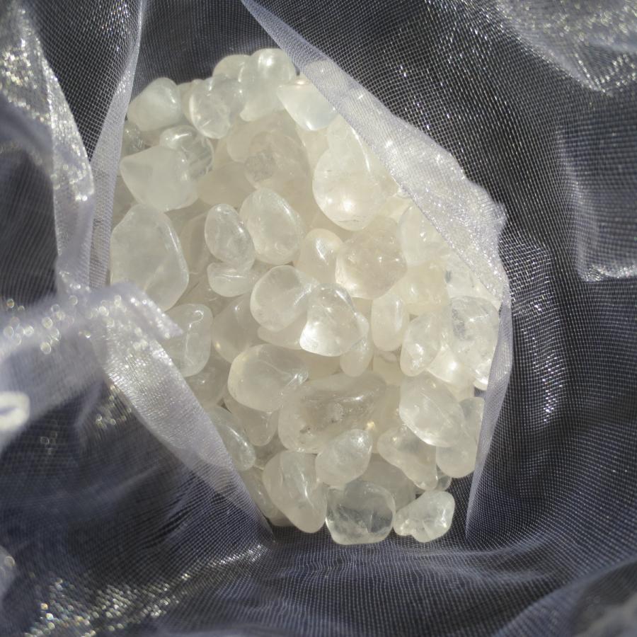 本物】大粒 天然 水晶粒 500g さざれ石 チップ 砂利 【送料無料