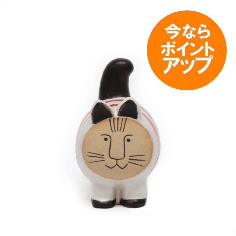 Lisa Larson（リサラーソン） DIECI CAT/赤ボーダー/リサ・ラーソン