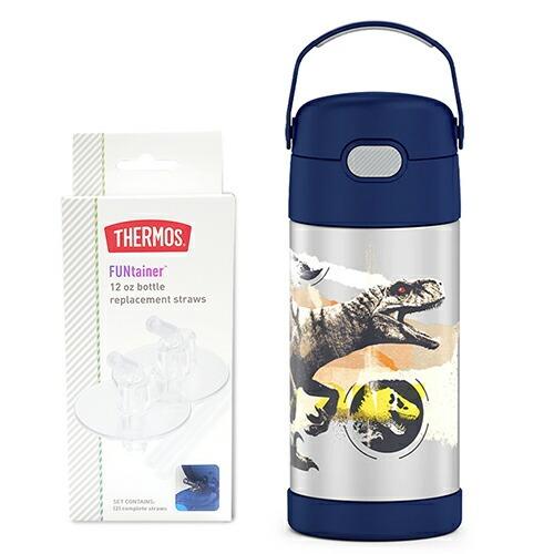 サーモス ストローボトル 替えストロー セット ( ジュラシックワールド