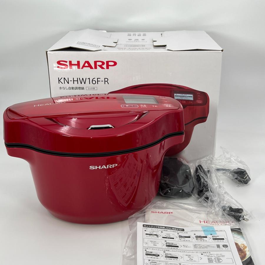 SHARP 電気圧力鍋 KN-HW16F-R レッド