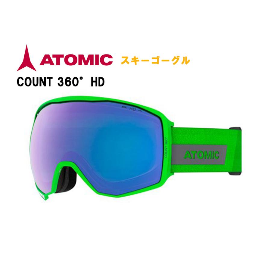 ATOMIC（アトミック） 2021 ATOMIC ゴーグル COUNT 360°HD GREEN