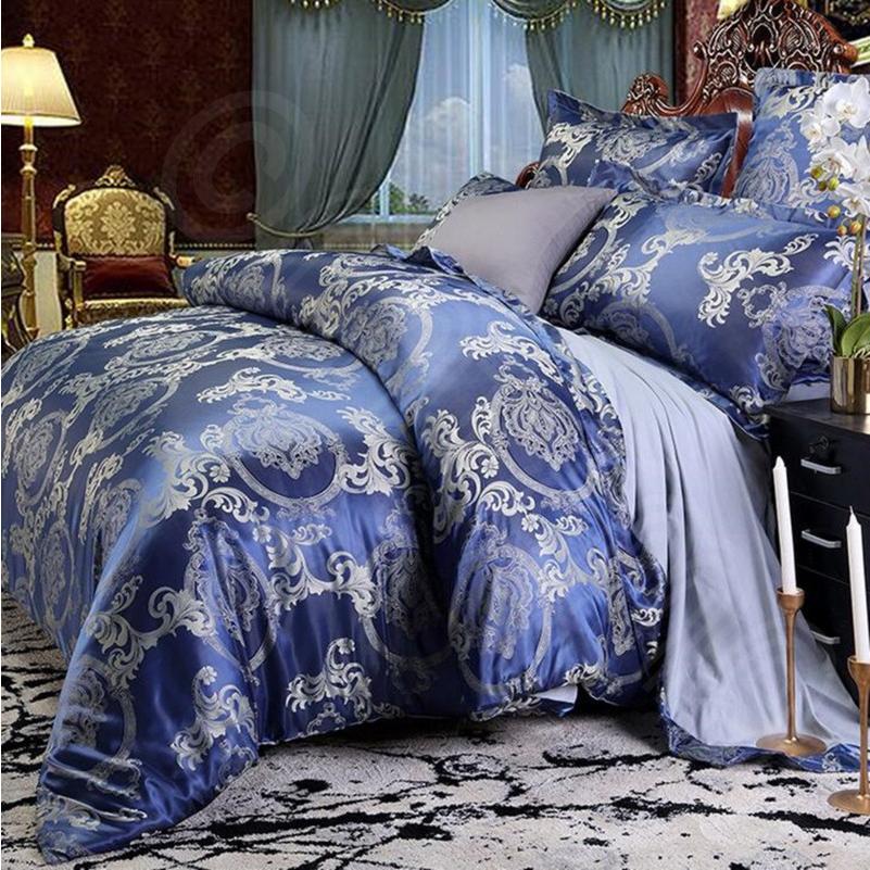 シルク100% 寝具4点セット クイーンサイズ ネイビー 楽天市場】シルク