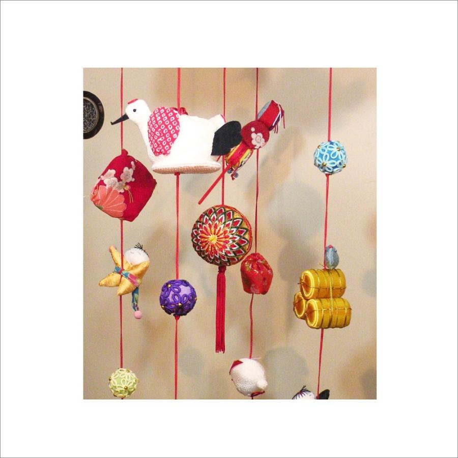 ちりめん 縮緬 縁起輪飾り（大）さげもん つるし飾り つるし雛 雛人形