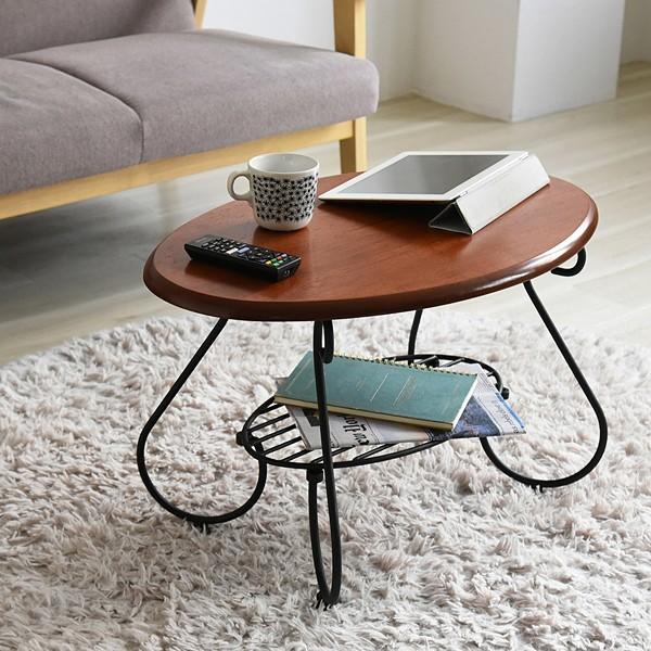 JK-PLAN（ジェイケイ・プラン） ローテーブル 楕円形 丸型 センター