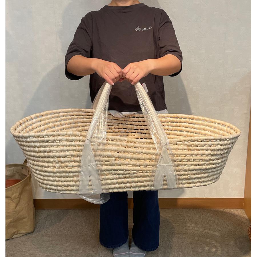 かご 即納可 クーハン ベビーキャリー 出産祝い ベビーベッド 天然素材