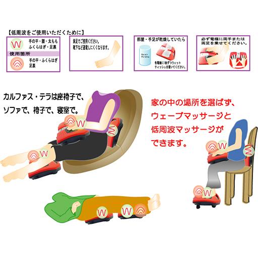 ハイブリッドマッサージャー カルファス・テラ 低周波/電気マッサージ