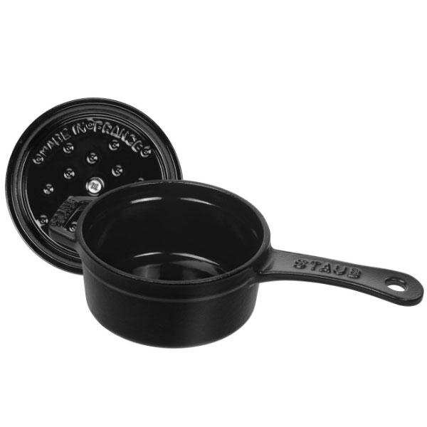 Staub（ストウブ） 鍋 10cm スモールソースパン ブラック| : ZWILLING