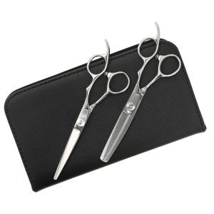 DEEDS 散髪 はさみ すきばさみ DP-02 2本セット (5.5 6.0インチ) スキ