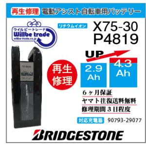 YAMAHA（ヤマハ） 電動自転車 ブリヂストン BRIDGSTON バッテリー X54